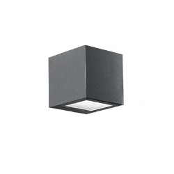 Silver Biemission Wall Lamp IP65 | ProfessioneLuce